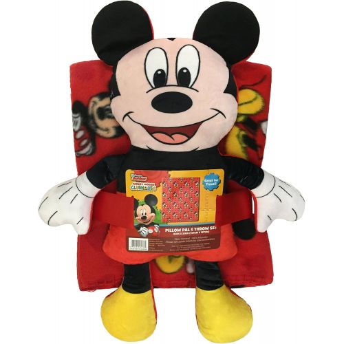  Jay Franco Disney Mickey Mouse Travel Snuggle Set