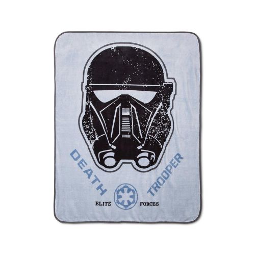  Jay Franco Star Wars Rogue One Throw Blanket, Gray