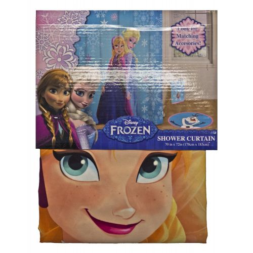  Jay Franco Disney Frozen Elsa and Anna Fabric Shower Curtain