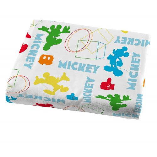  Jay Franco Disney Junior Mickey Mouse Clubhouse Adventure White 3 Piece Twin Sheet Set (Official Disney Product)