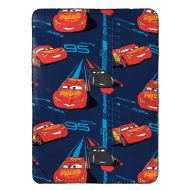 Jay Franco Disney/Pixar Cars 3 Movie Speed Trip Dark Blue 40 x 50 Travel Throw Blanket with Lightning McQueen and Jackson Storm (Official Disney/Pixar Product)