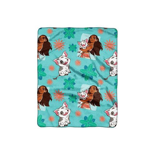  Jay Franco Moana Pua Throw Blanket & Pillow Buddy