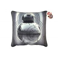 Jay Franco Star Wars Ep 8 BB-8 Gray Plush Decorative Toss/Throw Pillow