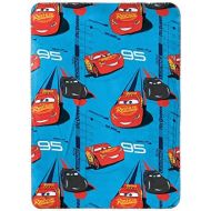 Jay Franco Disney/Pixar Cars 3 Movie Speed Trip Light Blue 40 x 50 Travel Throw Blanket with Lightning McQueen and Jackson Storm (Official Disney/Pixar Product)