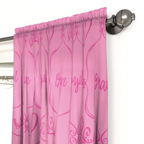  Jay Franco Disney Princess Friendship Adventures 63 Decorative Curtain/Drapes 4-Piece Set (2 Panels, 2 Tiebacks)