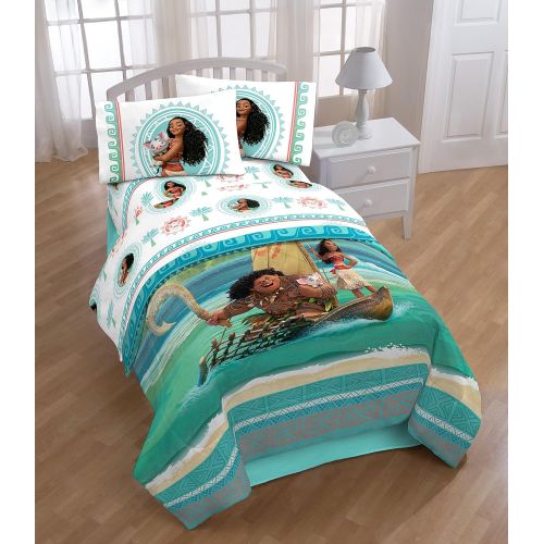  Jay Franco Disney Moana The Wave 3 Piece Twin Sheet Set