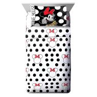 Jay Franco Disney Minnie Mouse Classic Dots Couture 3 Piece Twin Sheet Set