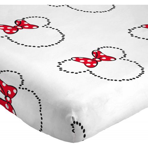  Jay Franco Disney Minnie Mouse Classic Dots Couture 3 Piece Twin Sheet Set