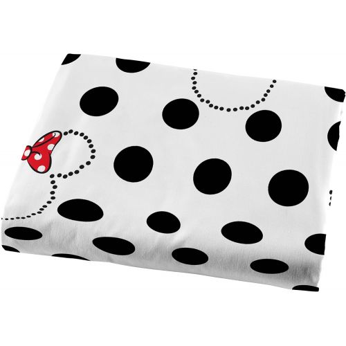  Jay Franco Disney Minnie Mouse Classic Dots Couture 3 Piece Twin Sheet Set