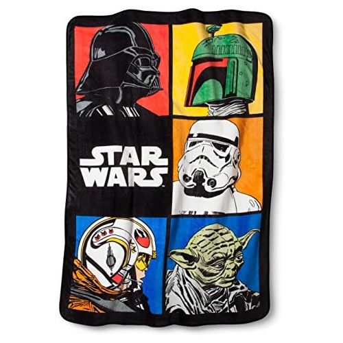  Jay Franco Star Wars Classic Grid Blanket