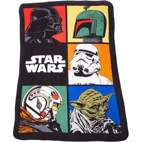  Jay Franco Star Wars Classic Grid Blanket