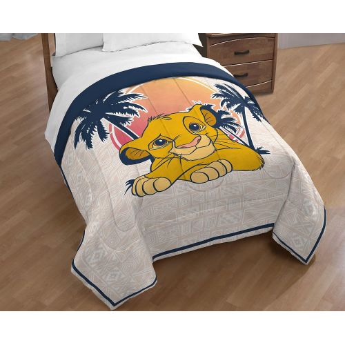  Jay Franco Disney Lion King No Worries Twin/Full Reversible Comforter