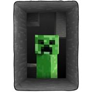 Jay Franco Minecraft Creeper Blanket Measures 62 x 90 inches, Bedding Fade Resistant Super Soft Fleece (Official Minecraft Product)