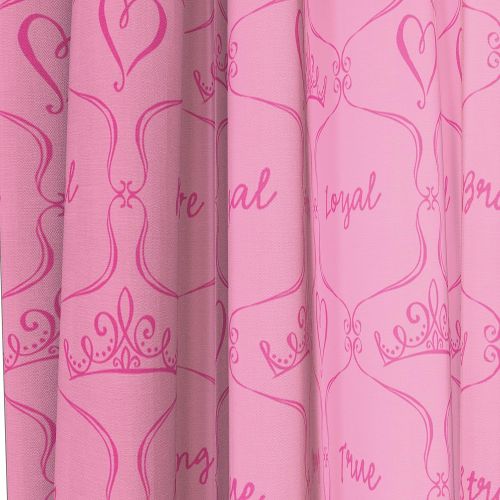  Jay Franco Disney Princess Friendship Adventures 63 Decorative Curtain/Drapes 4 Piece Set (2 Panels, 2 Tiebacks)