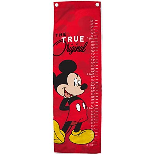  Jay Franco Disney Mickey Mouse Growth Chart ? Kids Removeable Wall Decor (Official Disney Product)
