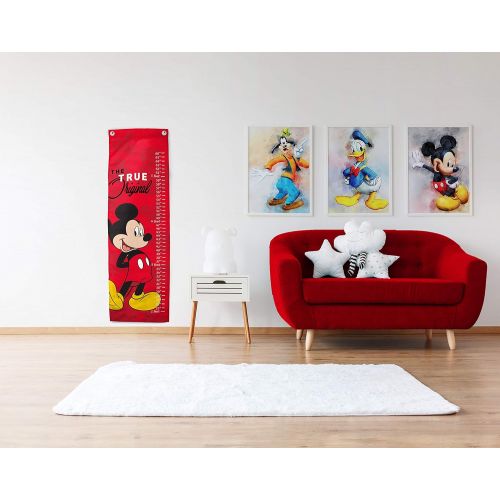  Jay Franco Disney Mickey Mouse Growth Chart ? Kids Removeable Wall Decor (Official Disney Product)