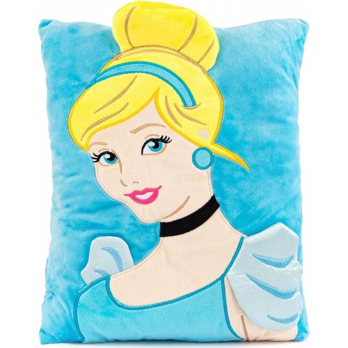  Jay Franco Disney Cinderella 3D Snuggle Pillow Super Soft ? Measures 15 Inches (Official Disney Product)