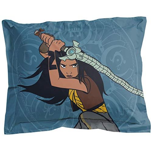  Jay Franco Disney Raya & The Last Dragon Eternals 1 Single Sham Kids Super Soft Bedding Pillow Cover (Official Disney Product)