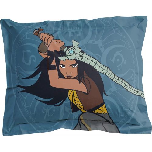  Jay Franco Disney Raya & The Last Dragon Eternals 1 Single Sham Kids Super Soft Bedding Pillow Cover (Official Disney Product)