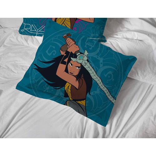  Jay Franco Disney Raya & The Last Dragon Eternals 1 Single Sham Kids Super Soft Bedding Pillow Cover (Official Disney Product)