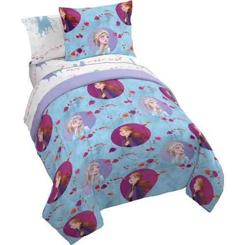  Jay Franco Disney Frozen 2 Sister Dots Bed Set, Full