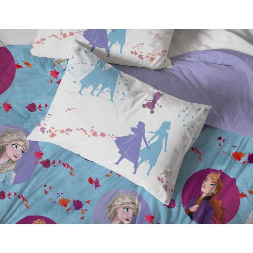  Jay Franco Disney Frozen 2 Sister Dots Bed Set, Full