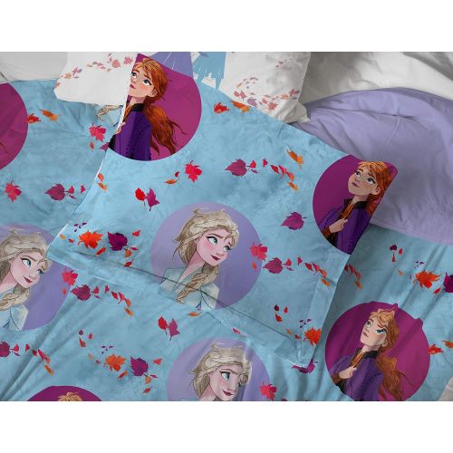  Jay Franco Disney Frozen 2 Sister Dots Bed Set, Full