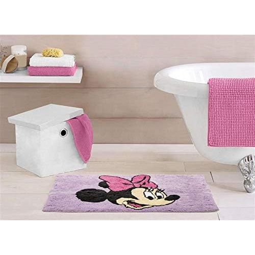  Jay Franco Disney Minnie Mouse Unicorn Tufted Cotton Bath Rug, Kids Bath (Offical Disney Product)