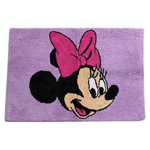  Jay Franco Disney Minnie Mouse Unicorn Tufted Cotton Bath Rug, Kids Bath (Offical Disney Product)