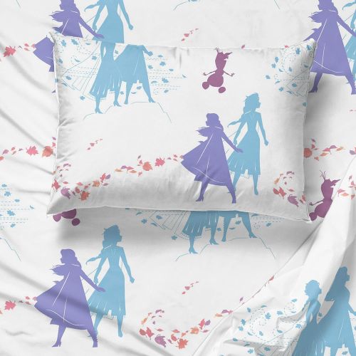  Jay Franco Disney Frozen 2 Sister Dots 4 Piece Full Sheet Set