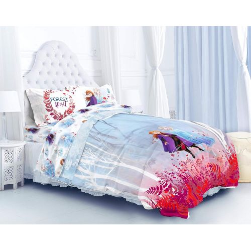  Jay Franco Frozen 2 Forest Spirit Bed Set, Twin