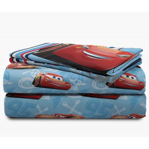  Jay Franco Disney Pixar Cars 95 Full Size Sheet Set