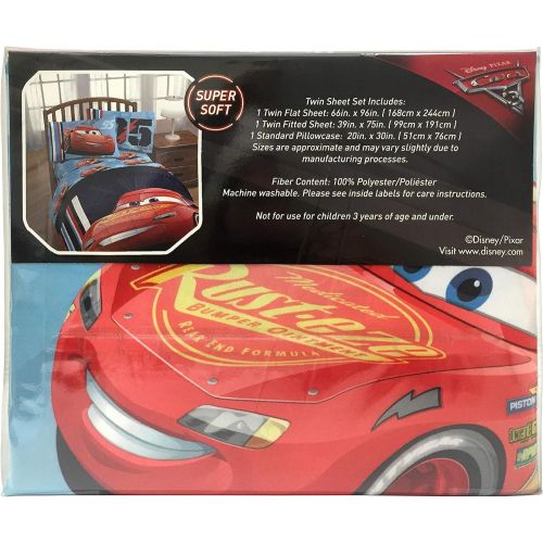  Jay Franco Disney Pixar Cars 95 Full Size Sheet Set