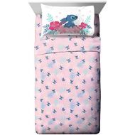 Jay Franco Disney Lilo & Stitch Paradise Dream Twin Sheet Set 3 Piece Set Super Soft and Cozy Kid’s Bedding Fade Resistant Microfiber Sheets (Official Disney Product)