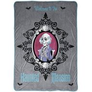 Jay Franco Disney Haunted Mansion Welcome to The Haunted Mansion Blanket Measures 62 x 90 inches, Kids Bedding Fade Resistant Super Soft Fleece (Official Disney Product)