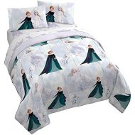 Jay Franco Disney Frozen 2 Spirit 5 Piece Queen Size Bed Set Includes Comforter & Sheet Set Bedding Features Elsa & Anna Super Soft Fade Resistant Polyester (Official Disney