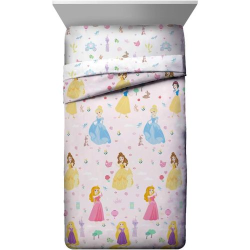  Jay Franco Disney Princess Paper Cut Bed Set, Full