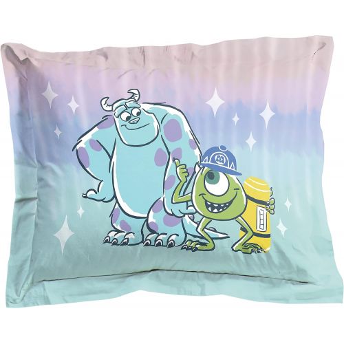  Jay Franco Disney Pixar Monsters Inc Queen Comforter & Sham Set Super Soft Kids Bedding Fade Resistant Microfiber (Official Disney Pixar Product)