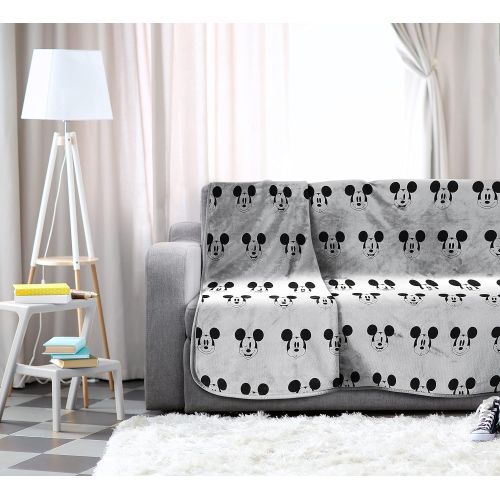  Jay Franco Disney Mickey Mouse Styled by Mickey Blanket Bedding Measures 90 x 90 inches Fade Resistant Super Soft Fleece (Official Disney Product)