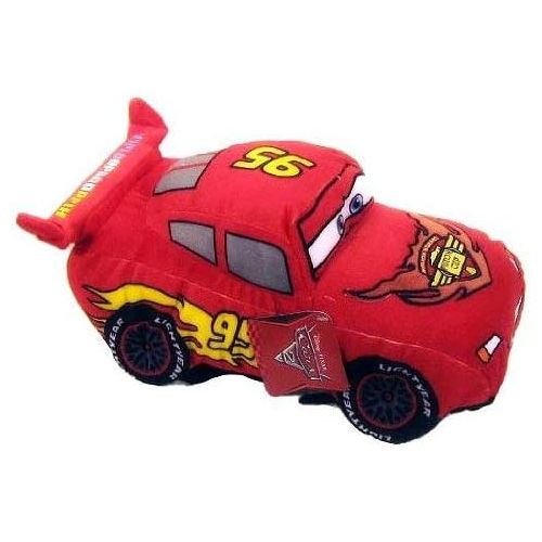  Jay Franco Disney Pixar Cars Plush Stuffed Lightning Mcqueen Red Pillow Buddy - Kids Super Soft Polyester Microfiber, 19 inch (Official Disney Pixar Product)