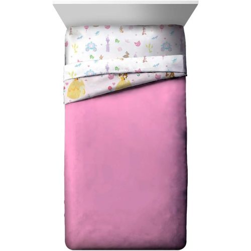 [아마존베스트]Jay Franco Disney Princess Paper Cut Bed Set, Twin