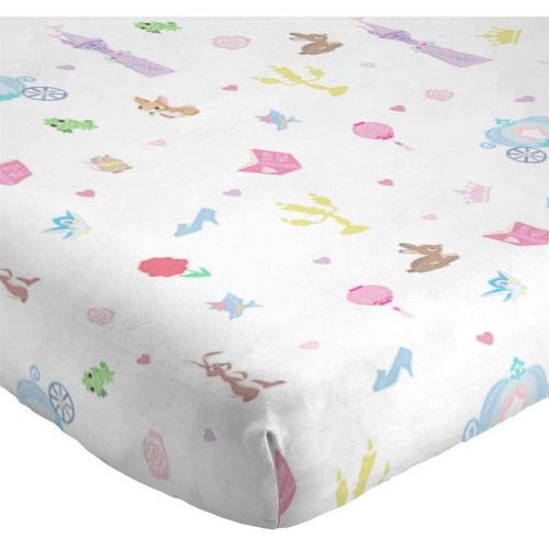  [아마존베스트]Jay Franco Disney Princess Paper Cut Bed Set, Twin