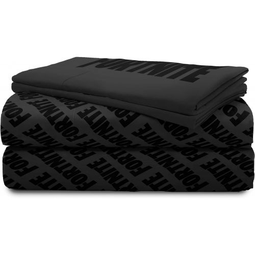  [아마존베스트]Jay Franco Fortnite Neon Warhol 5 Piece Full Bed Set - Includes Comforter & Sheet Set - Bedding Features Llama, Peely, Vertex - Super Soft Fade Resistant Microfiber (Official Fortn