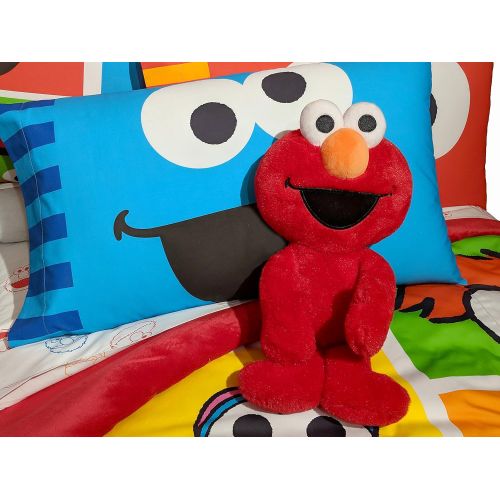  [아마존베스트]Jay Franco Sesame Street Plush Stuffed Red Elmo Pillow Buddy - Super Soft Polyester Microfiber, 20 Inches - (Official Sesame Street Product)