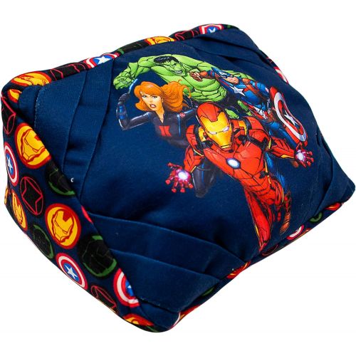  [아마존베스트]Jay Franco Marvel Avengers Team Faces iPad Tablet Pillow - Soft Holder Rest Support Pillow Features Captain America & Iron Man (Official Marvel Product)