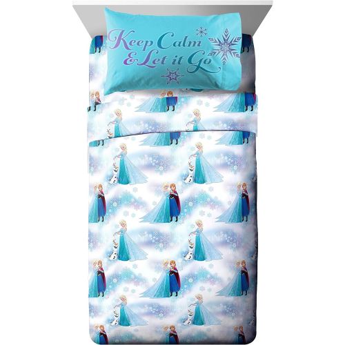 디즈니 Jay Franco Disney Frozen Magical Winter 7 Piece Full Bed In A Bag