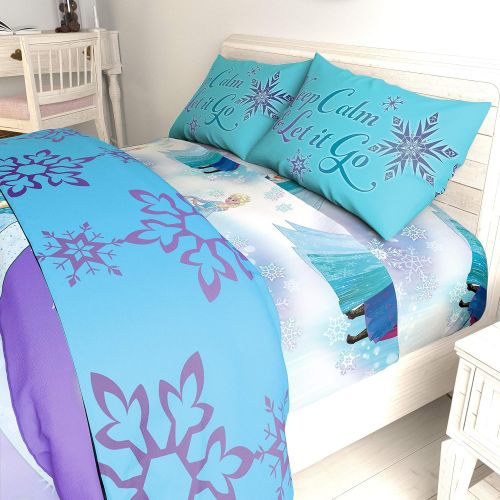 디즈니 Jay Franco Disney Frozen Magical Winter 7 Piece Full Bed In A Bag