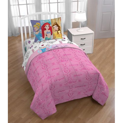 디즈니 Jay Franco Disney Princess Friendship Adventures 5 Piece Twin Bed In A Bag