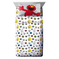 Jay Franco Sesame Street Elmo Hip Twin Sheet Set - 3 Piece Set Super Soft and Cozy Kid’s Bedding Features Elmo and Cookie Monster - Fade Resistant Polyester Microfiber Sheets (Official Sesame