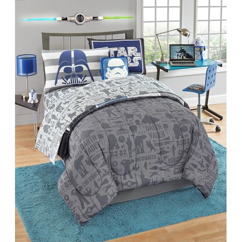  Jay Franco Star Wars Classic Lightsaber Twin Bed in A Bag,